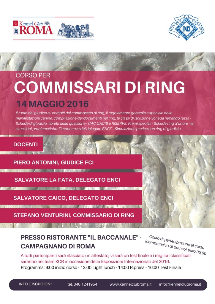 Corso commissari ring KCR (1)